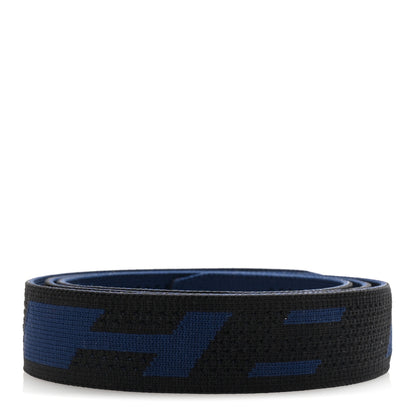 Hermes Nylon Mesh 32mm Sprint Belt Strap M Black Marine 2 of 5