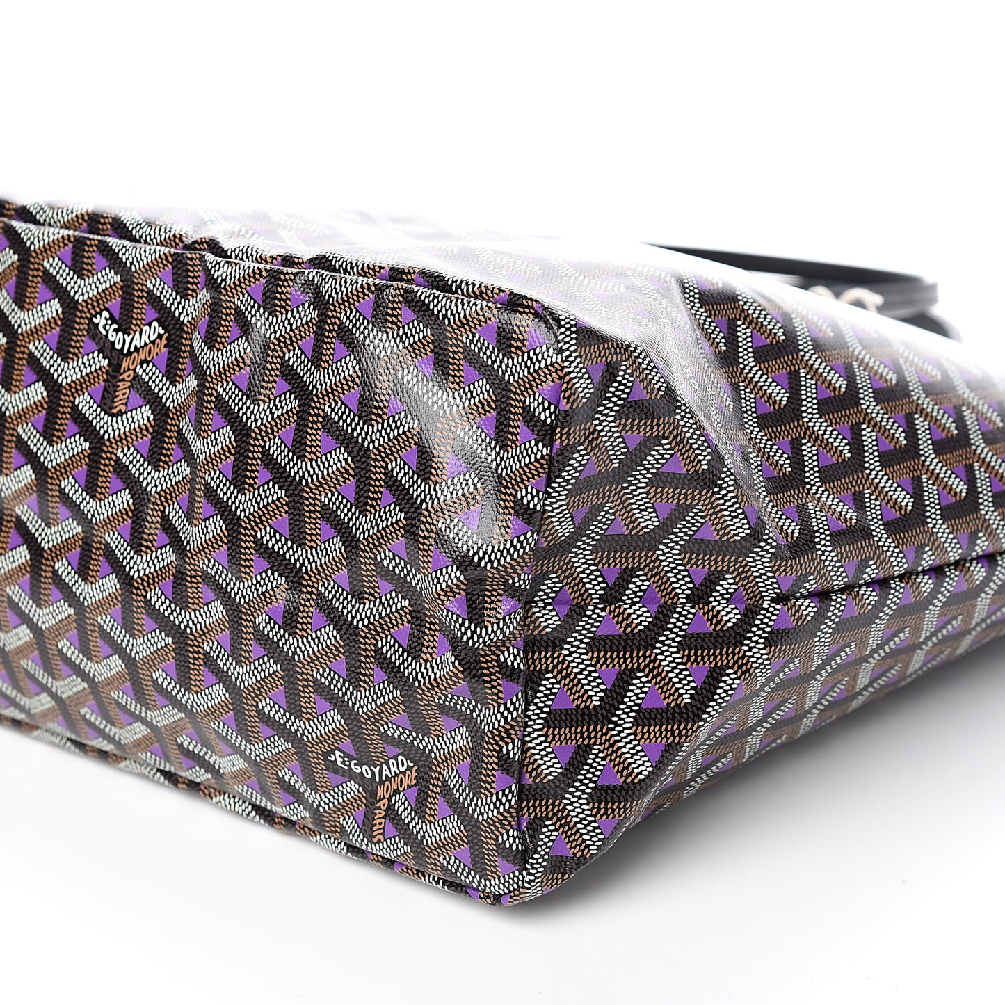 Goyardine Saint Louis Claire Voie PM Black Violet