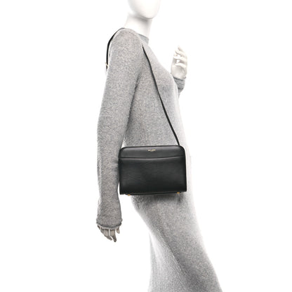 Saint Laurent Calfskin Reverse Satchel Black 2 of 10