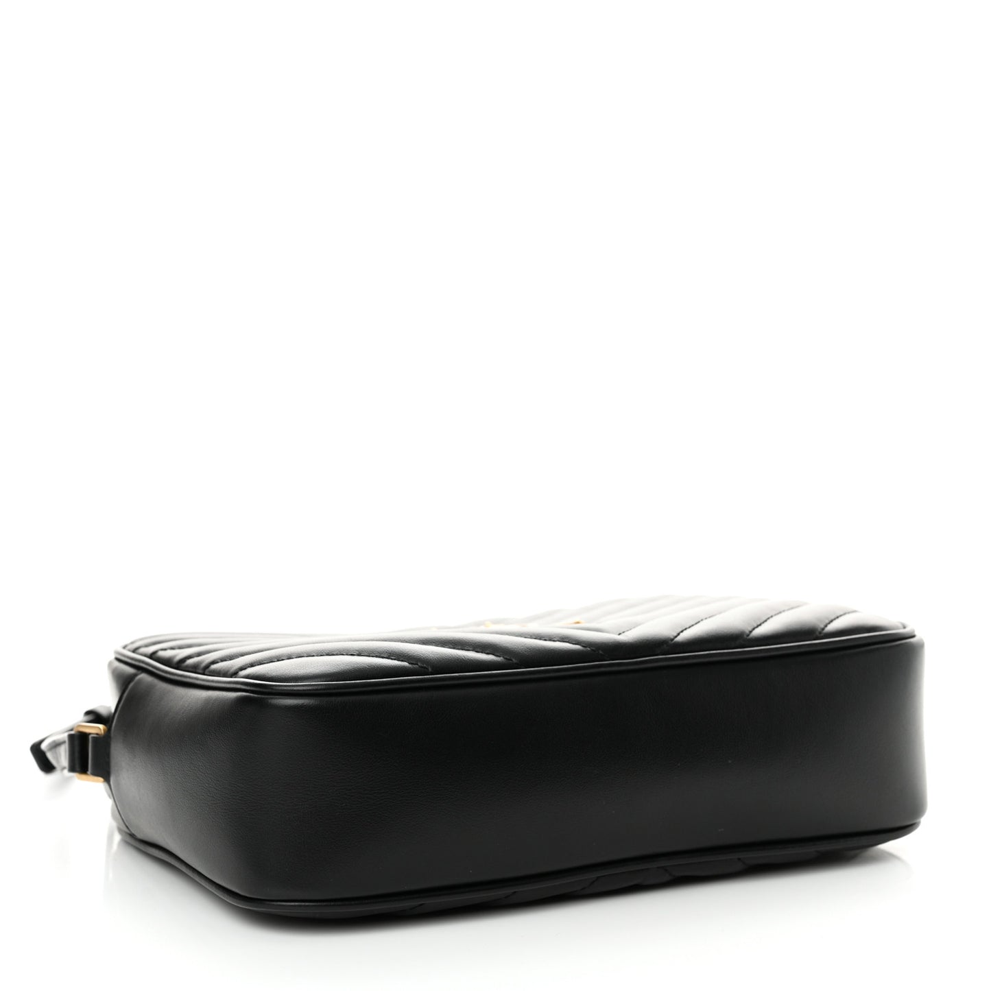 Calfskin Matelasse Monogram Lou Camera Bag Black