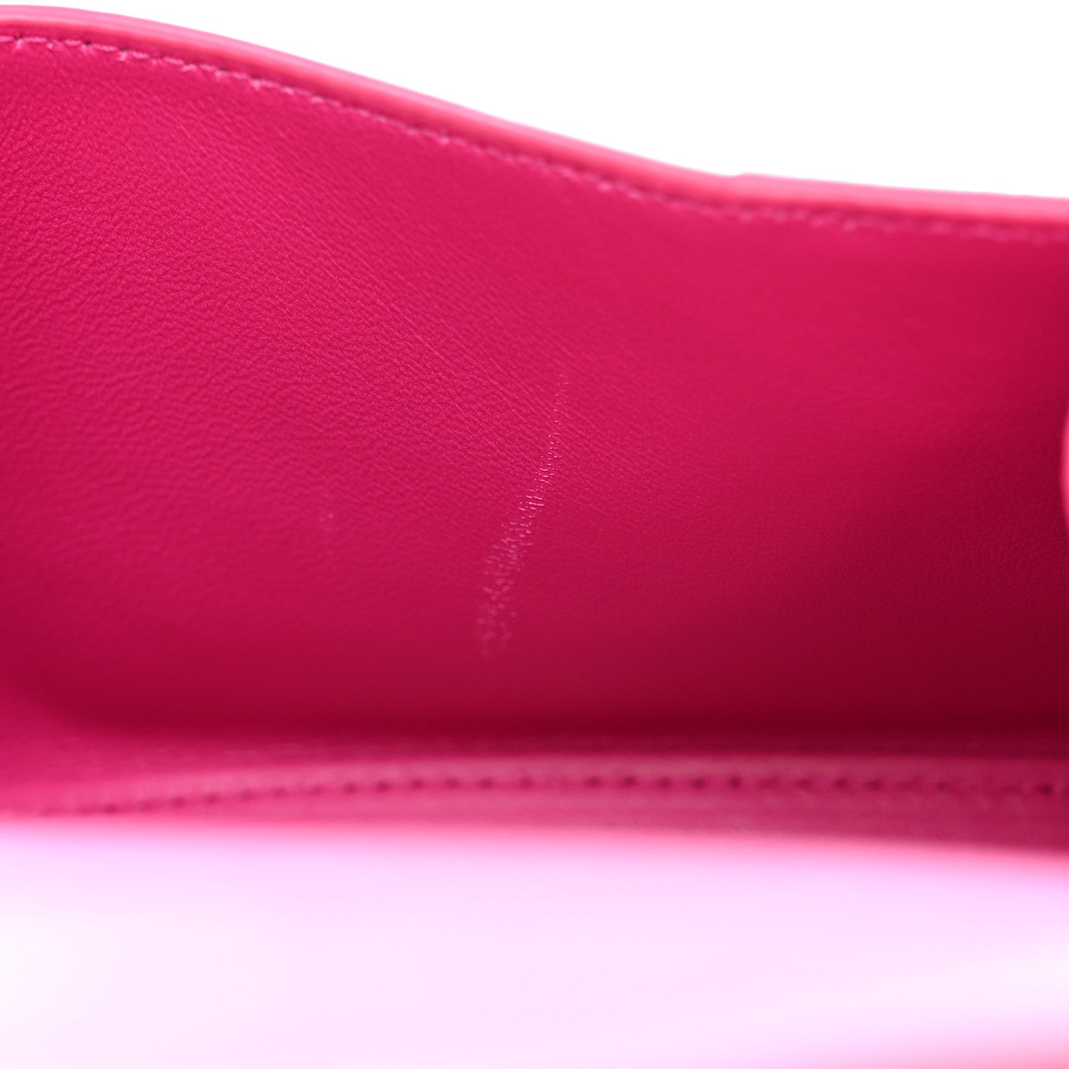 Balenciaga Grained Calfskin Tonal B Small Hourglass Top Handle Bag Acid Fuchsia 6 of 13