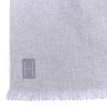 Hermes Cashmere Stole Scarf Grey 3 of 3