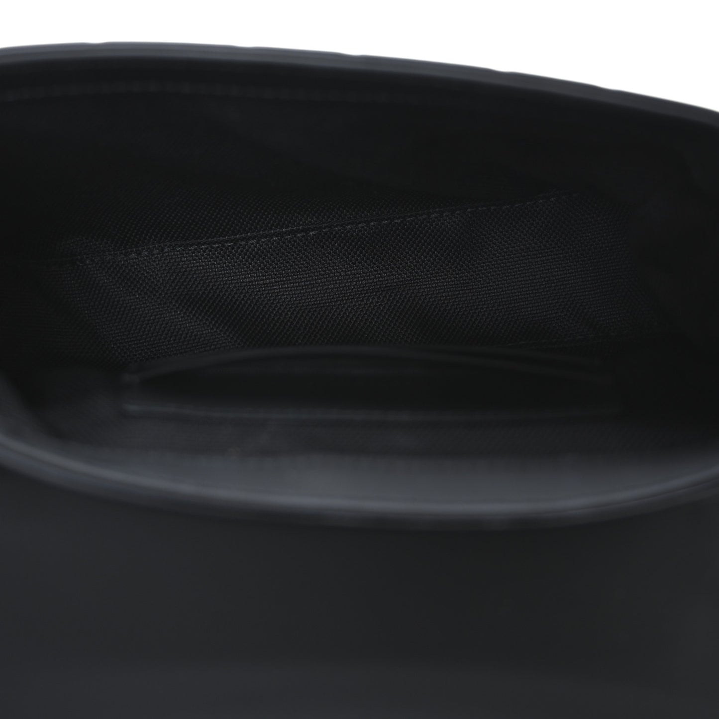 Rubber Effect Calfskin GG Mini Messenger Bag Black