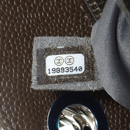 Chanel Caviar Grand Shopping Tote GST Dark Brown 7 of 7