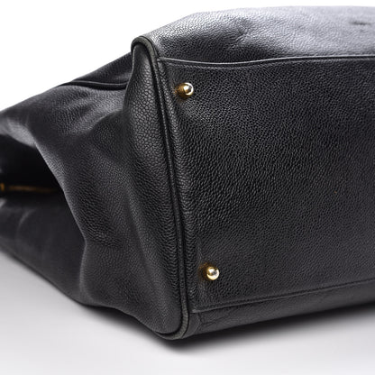 Chanel Caviar XL Weekender Bag Black 10 of 16