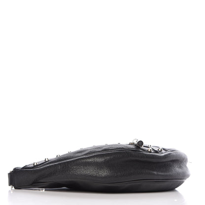 Versace Calfskin Mini Hobo Black 4 of 8