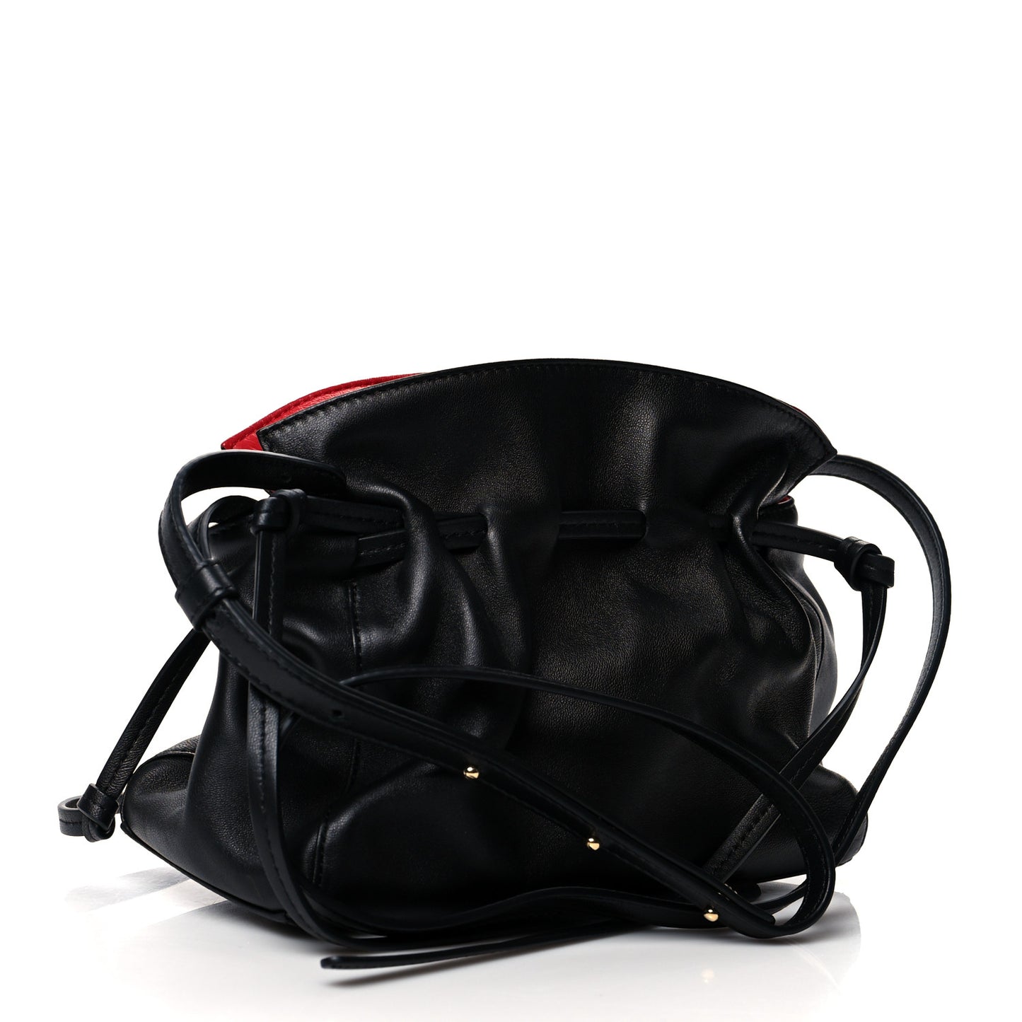 Lambskin Mini Protea Bag Black Flamma