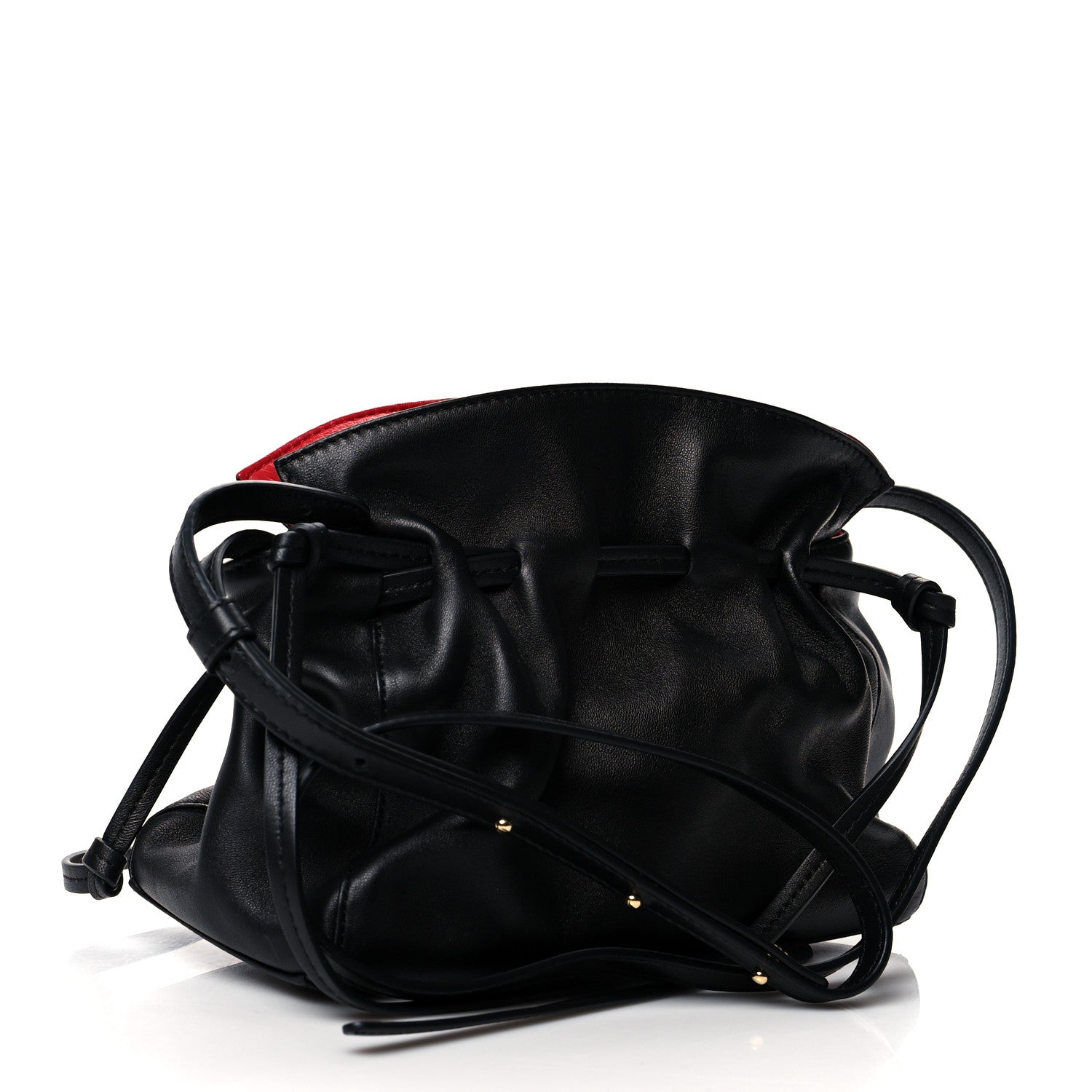 Mansur Gavriel Lambskin Mini Protea Bag Black Flamma 2 of 8