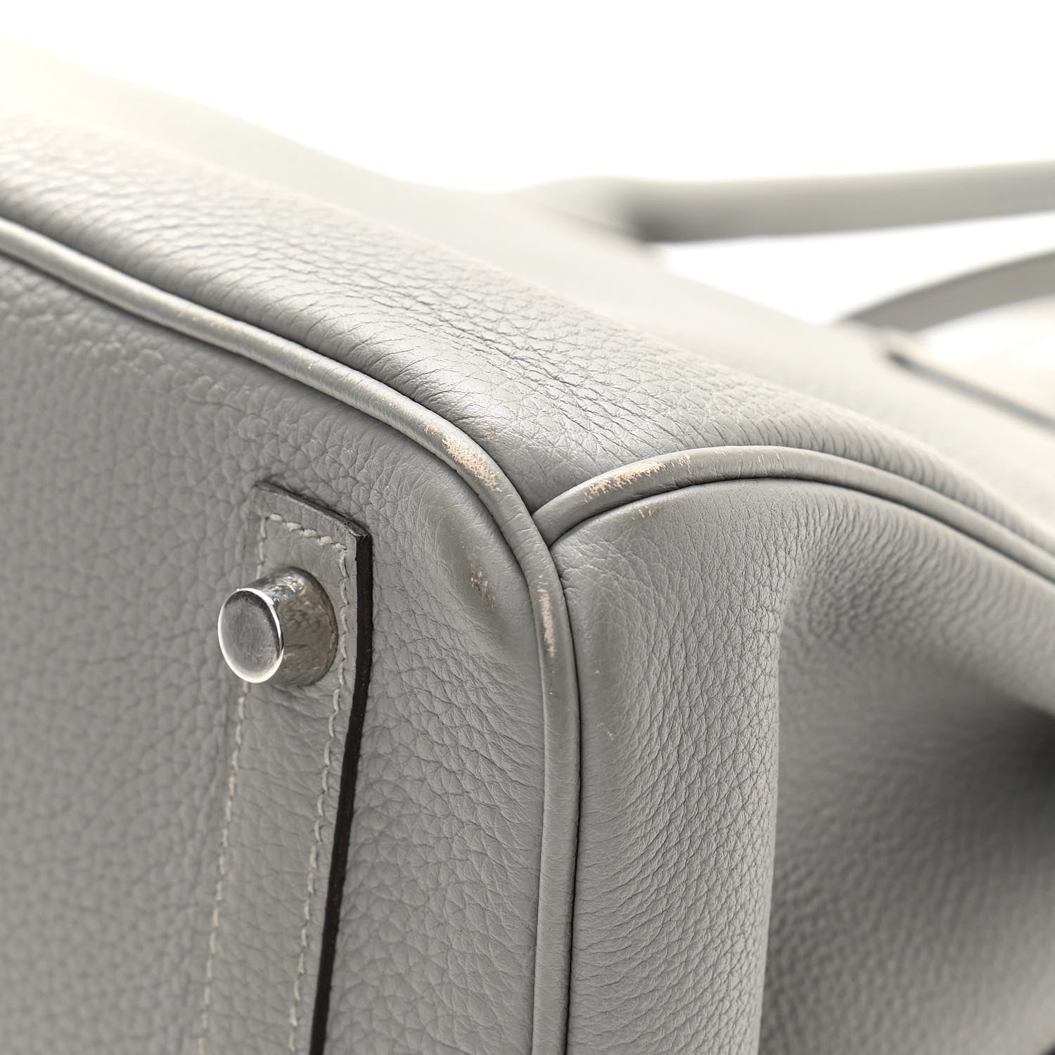 Hermes Togo Birkin 30 Gris Mouette 12 of 13