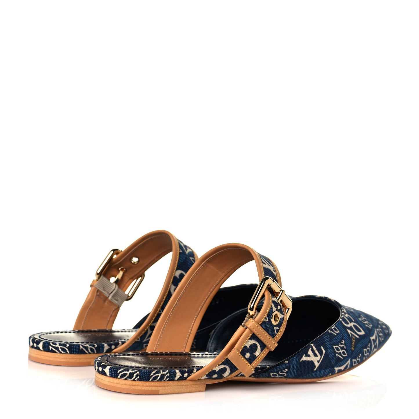 Since 1854 Sofia Flat Mule 40 Blue