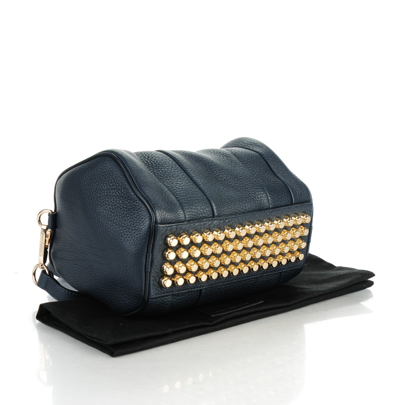 Alexander Wang Pebbled Lambskin Rockie Navy 4 of 6