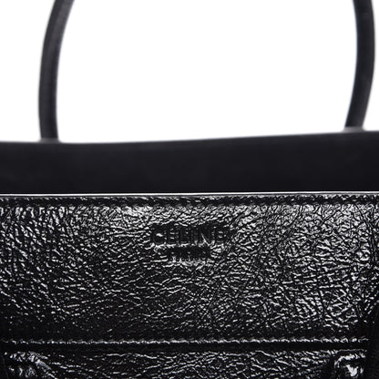 Celine Shiny Goatskin Medium Phantom Luggage Black 7 of 7