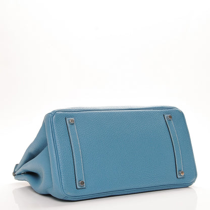 Hermes Togo Birkin 35 Blue Jean 5 of 24