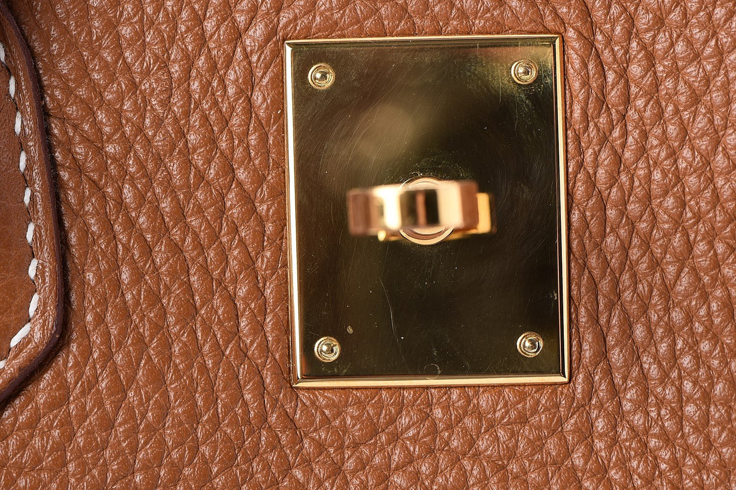 Taurillon Clemence Birkin 35 Gold