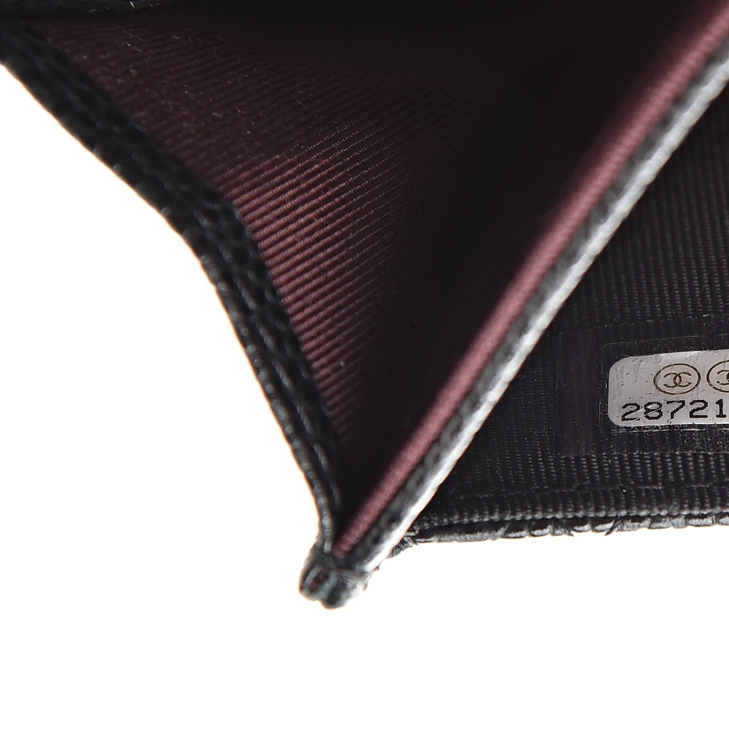 Chanel Caviar Quilted Flap Card Holder Wallet Black 8 of 8