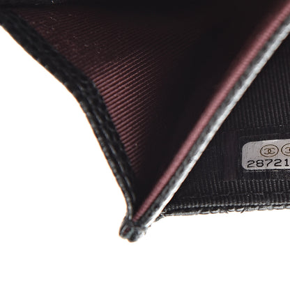 Chanel Caviar Quilted Flap Card Holder Wallet Black 8 of 8