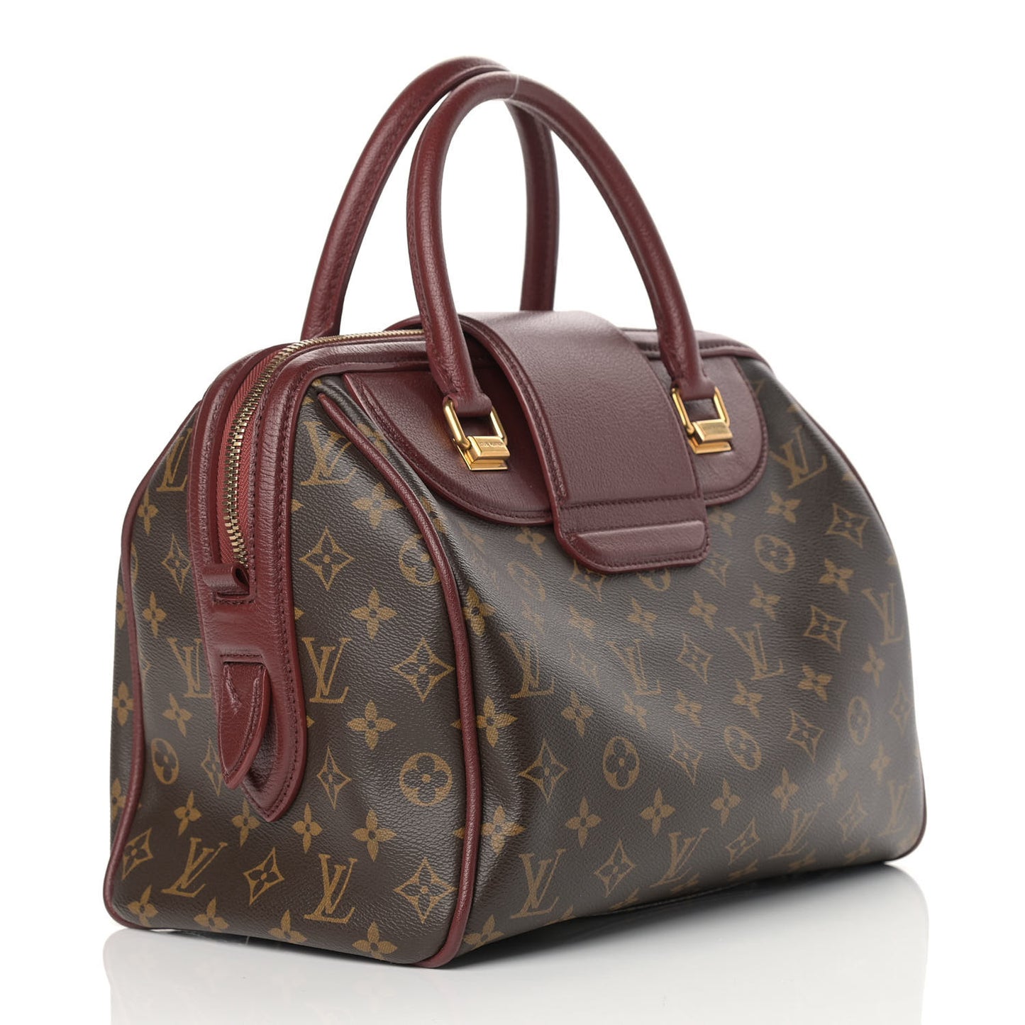 Monogram Golden Arrow Speedy Burgundy