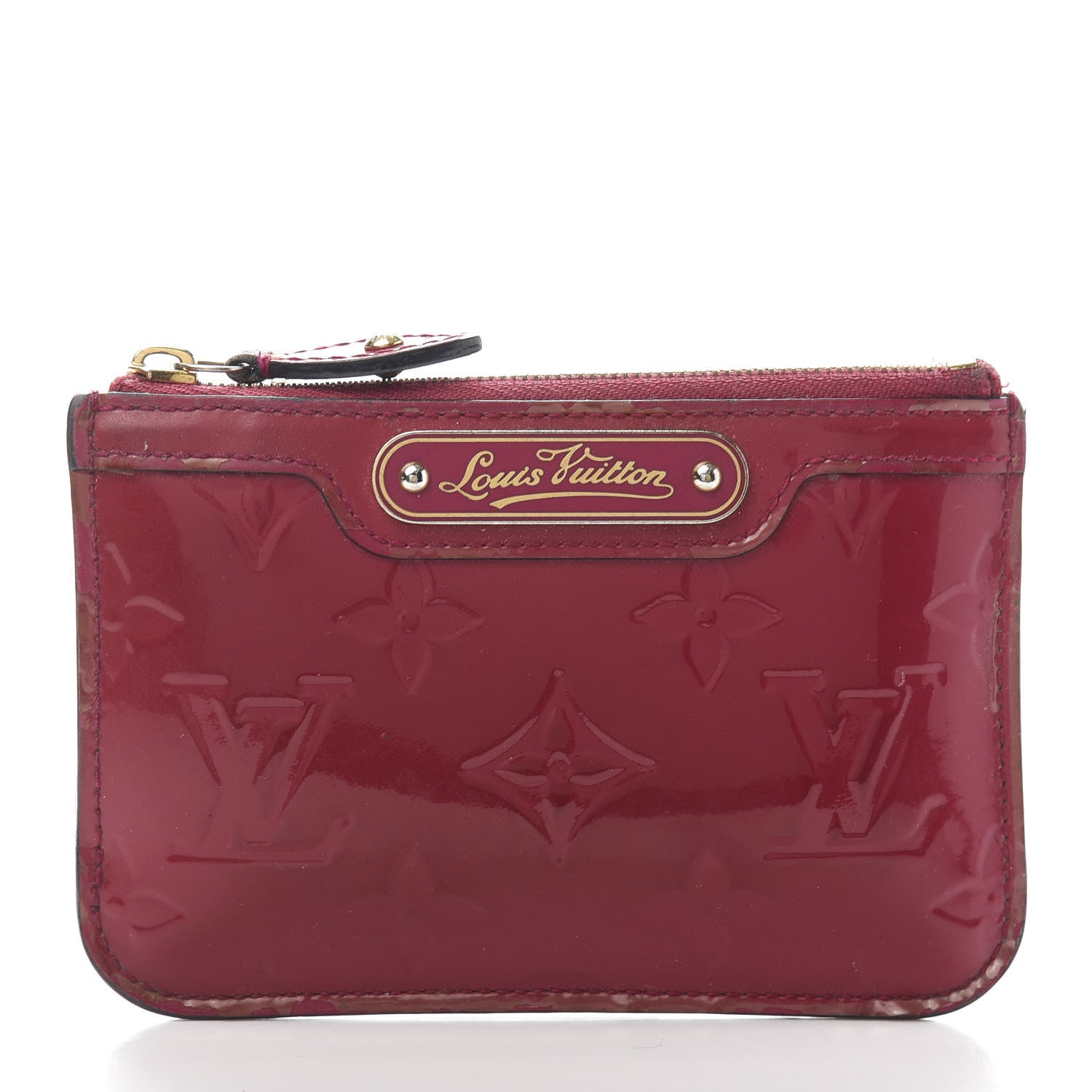 Louis Vuitton Vernis Key Pouch Rose Indien 3 of 11