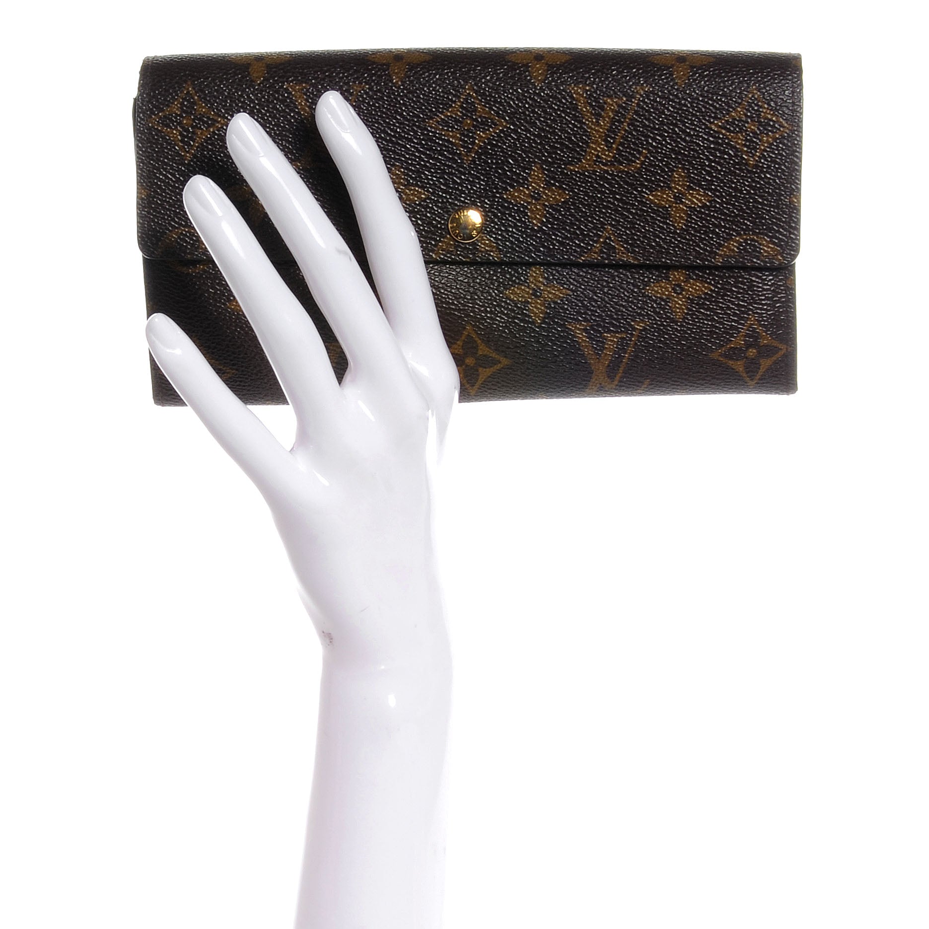 Louis Vuitton Monogram Sarah Wallet 2 of 8