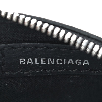 Balenciaga Agneau Giant 12 Silver Hardware Coin Purse Black 6 of 10