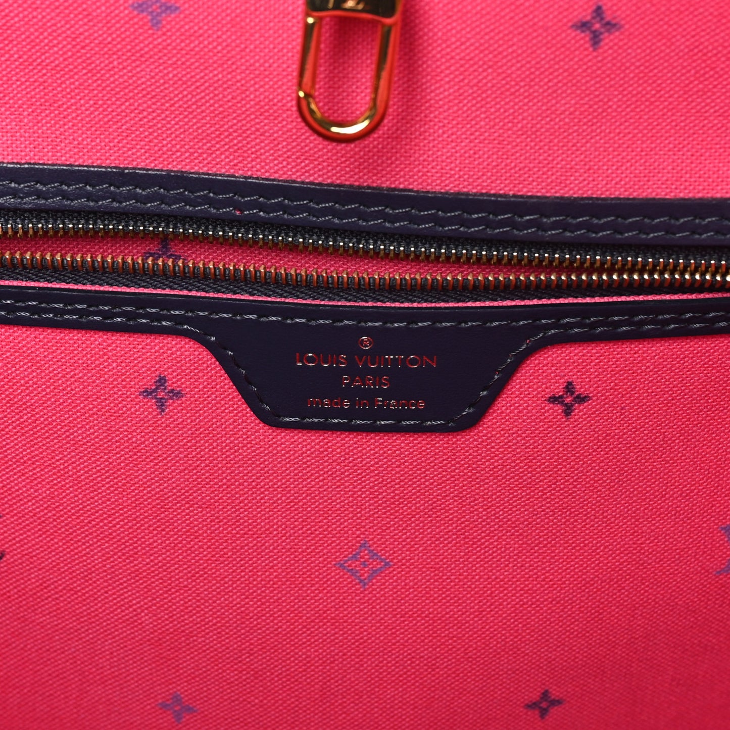 Monogram Giant Spring In The City Neverfull MM Midnight Fuchsia