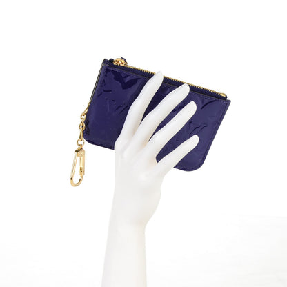 Louis Vuitton Vernis Key Pouch Blueberry 2 of 7