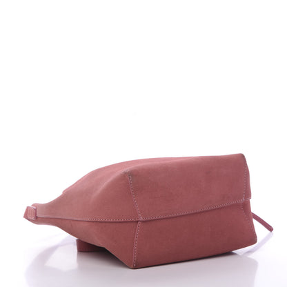 Mansur Gavriel Suede Mini Mini Bucket Bag Blush 3 of 15