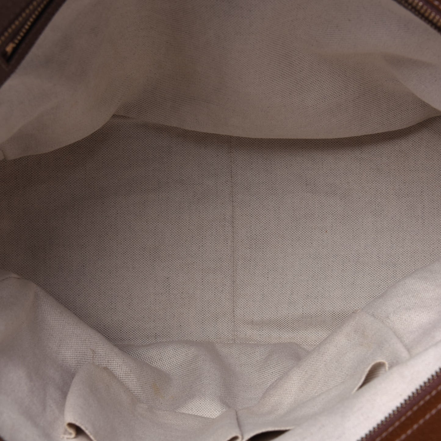 Monogram Medium Bree Zippered Tote Beige Tabacco