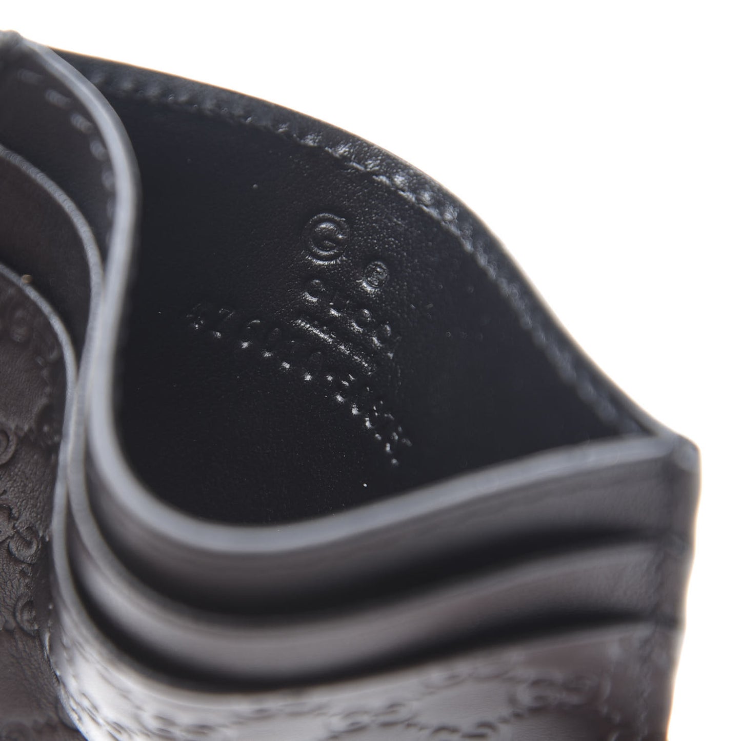 Microguccissima Card Holder Black
