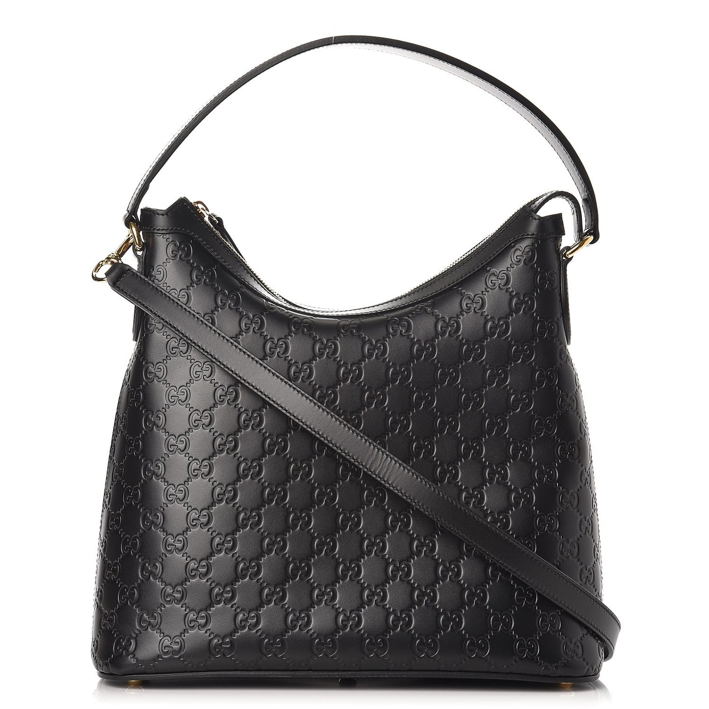 Guccissima Linea A Hobo Black
