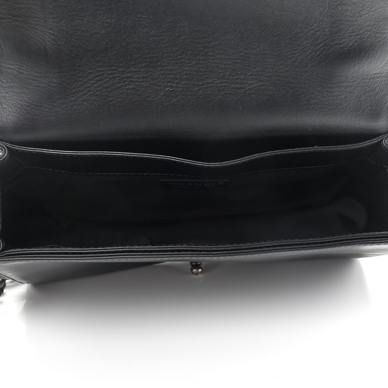 Chanel Calfskin Enchained New Medium Boy Flap Black 5 of 11
