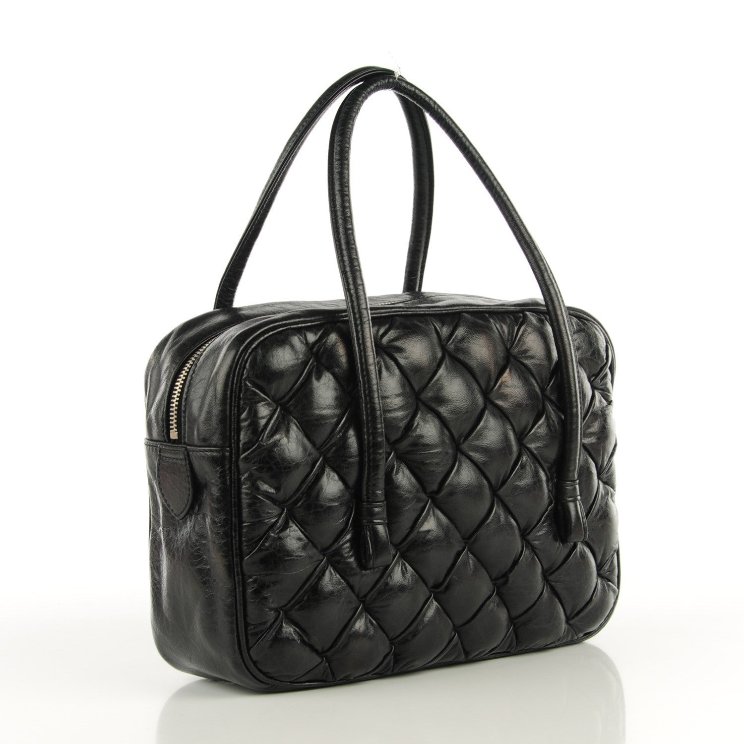 Balenciaga Chevre Quilted Matelasse Black 3 of 8