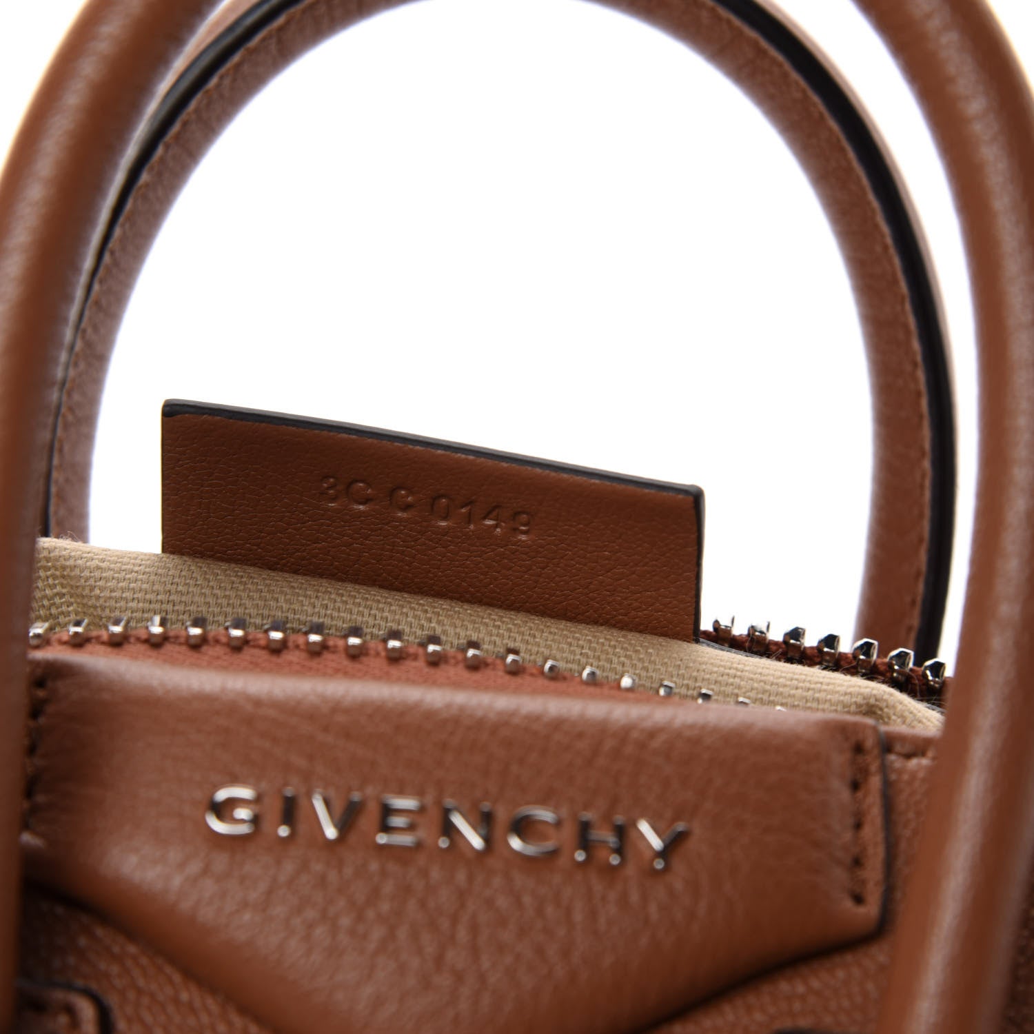 Givenchy Sugar Goatskin Small Antigona Caramel 9 of 10
