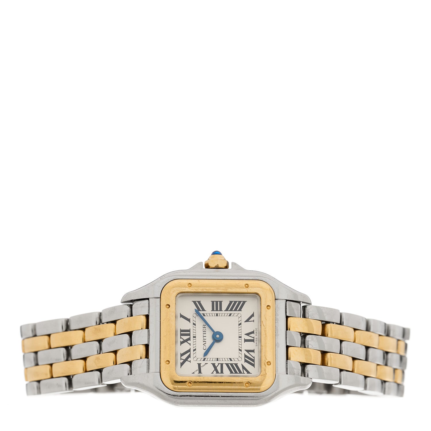 Cartier Stainless Steel 18K Yellow Gold 22mm Panthere Quartz Watch 2 of 5