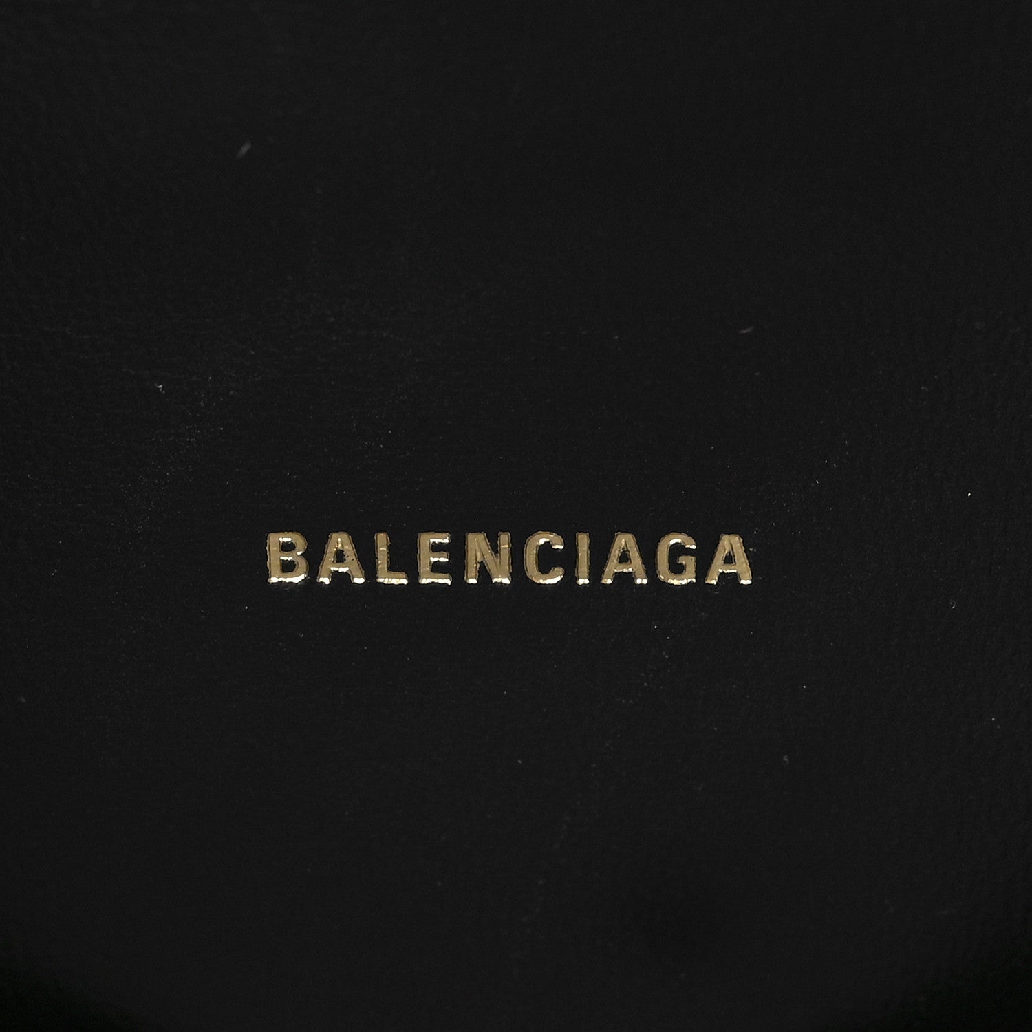 Balenciaga Shiny Box Calfskin Hourglass Top Handle Bag XS Black 6 of 9