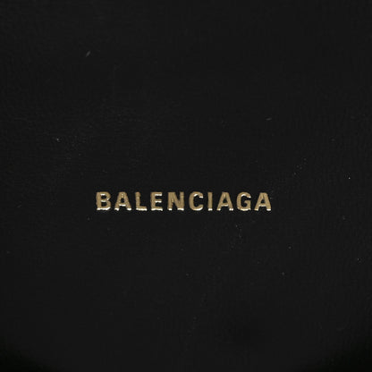 Balenciaga Shiny Box Calfskin Hourglass Top Handle Bag XS Black 6 of 9