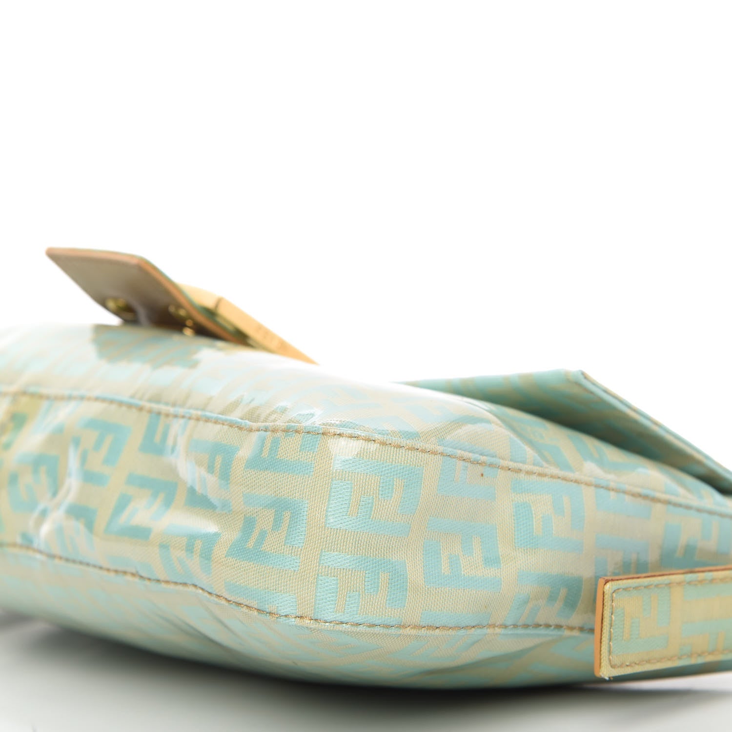 Fendi Vinyl Zucchino Baguette Blue 7 of 10