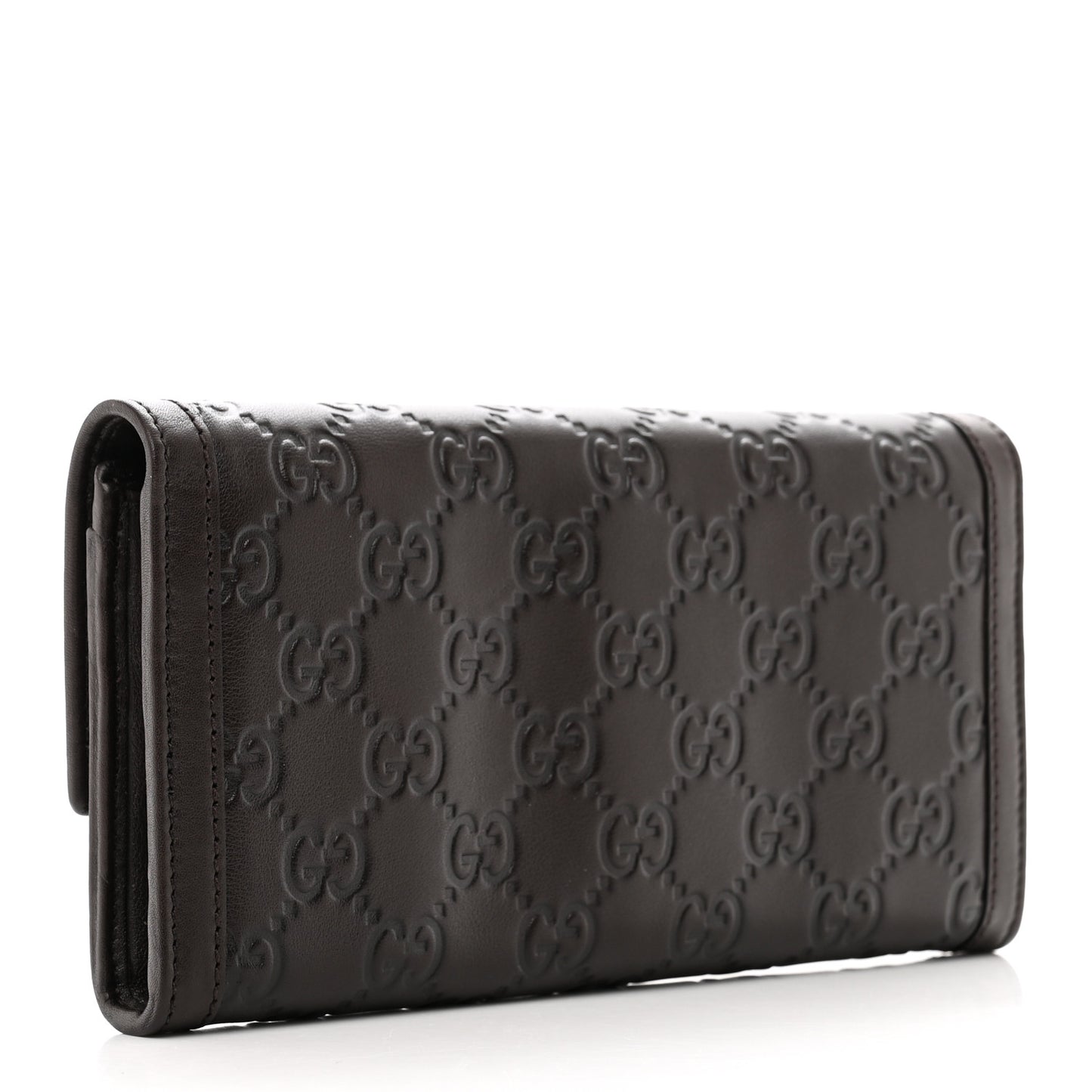 Guccissima Sukey Continental Wallet Chocolate