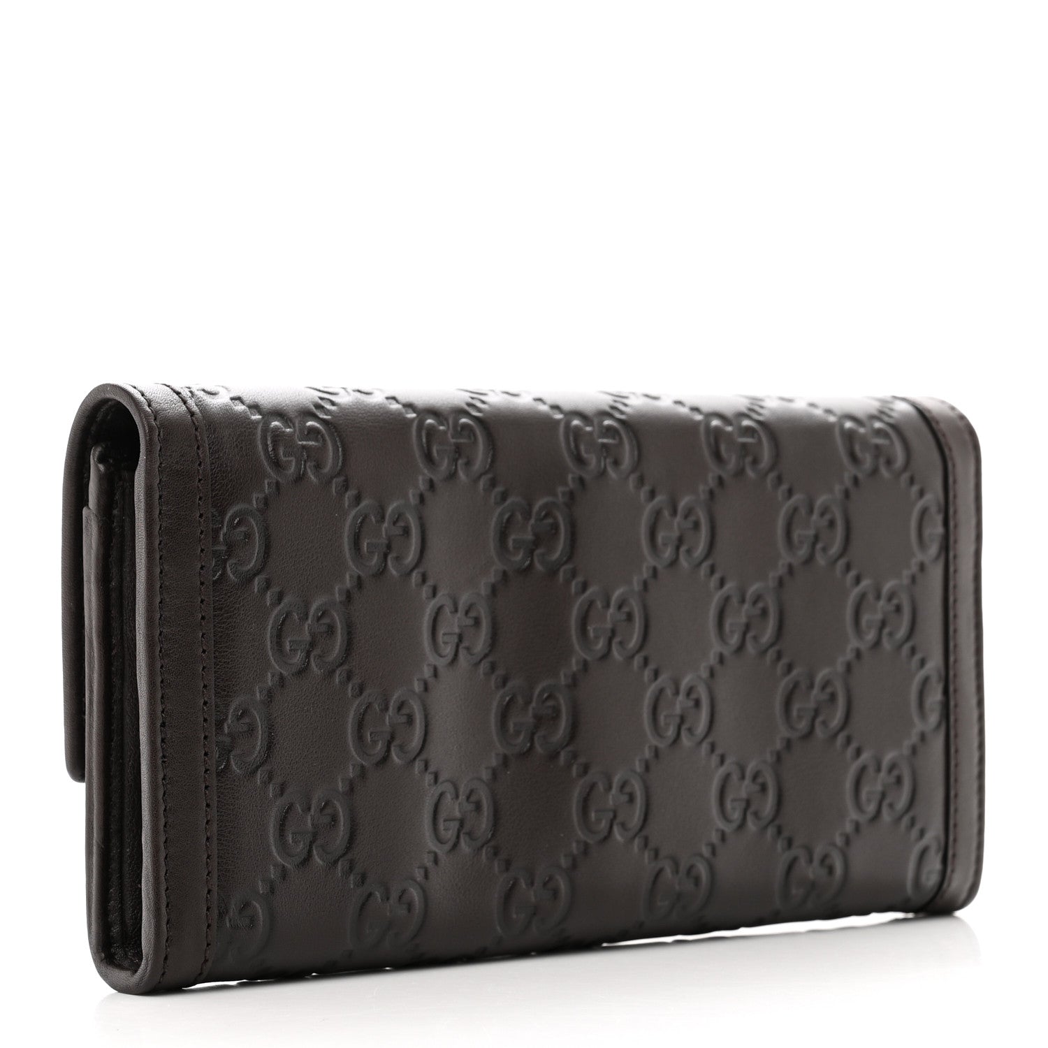 Gucci Guccissima Sukey Continental Wallet Chocolate 3 of 8