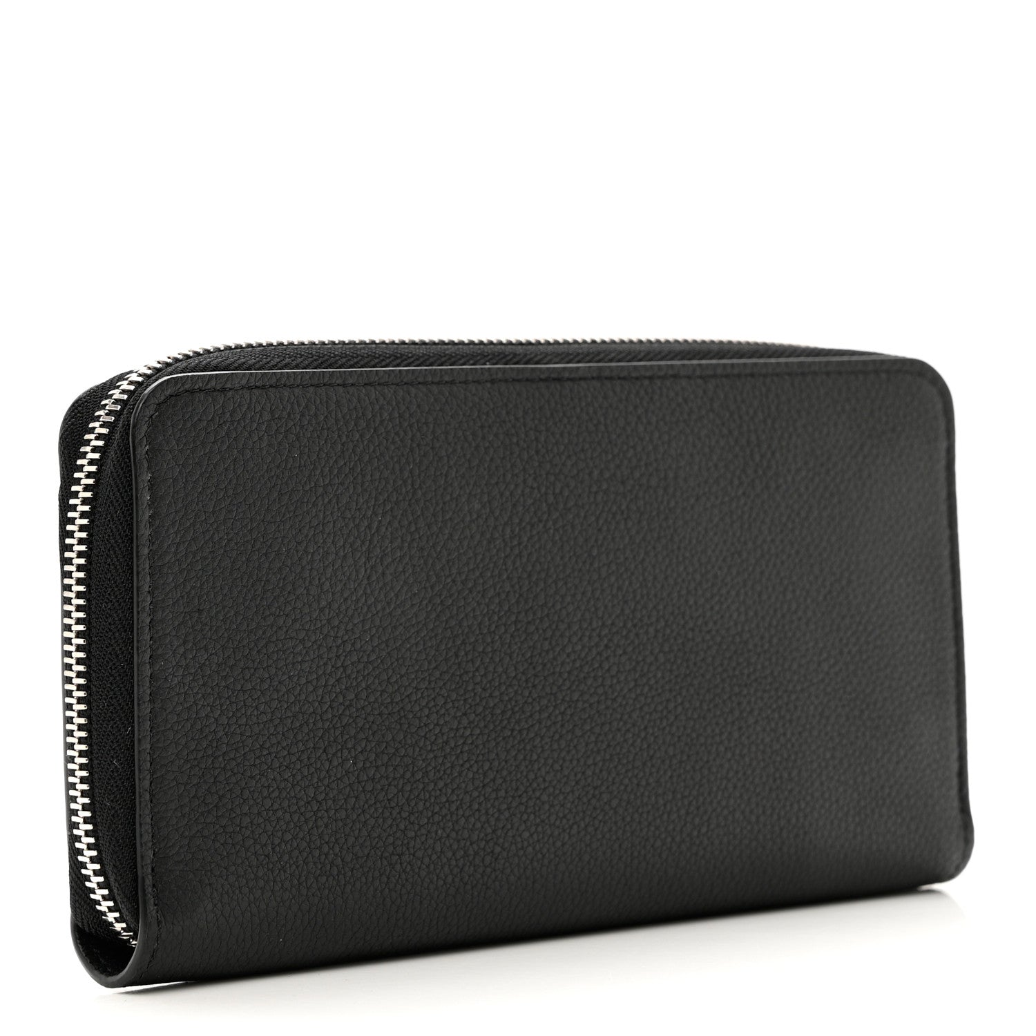 Louis Vuitton Calfskin Zippy Lockme Wallet Black 3 of 6