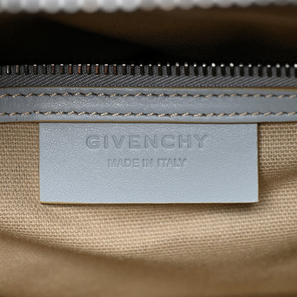 Givenchy Metallic Calfskin Mini Antigona Blue Silver 5 of 11