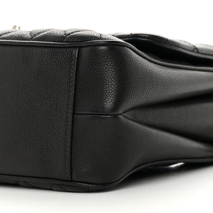 Chanel Caviar Quilted Medium Rock In Rome Single Flap Black 10 of 12