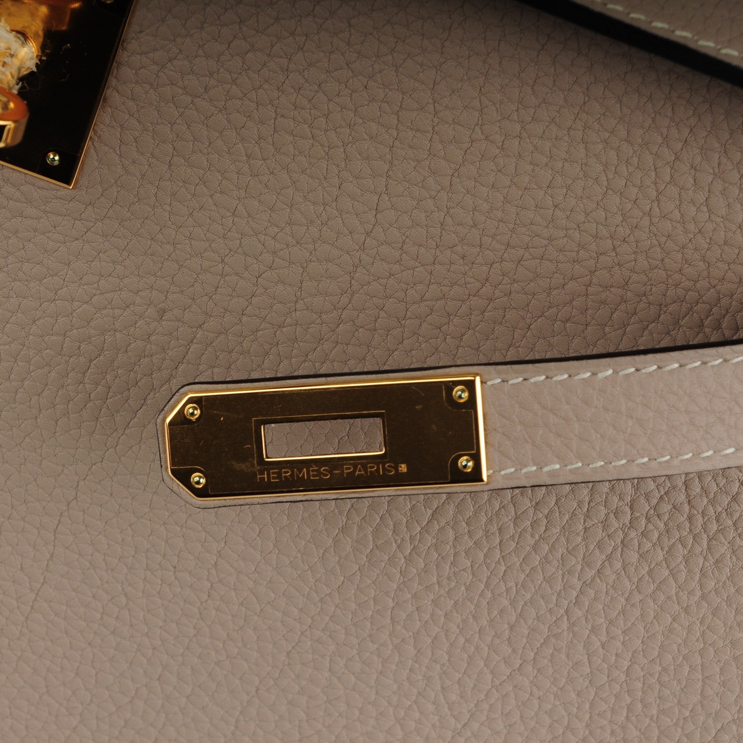 Hermes Togo Kelly Retourne 35 Gris Tourterelle 10 of 26