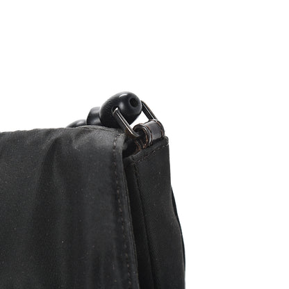 Christian Dior Nylon Calfskin Maris Pearl Beaded Shoulder Bag Black 15 of 15