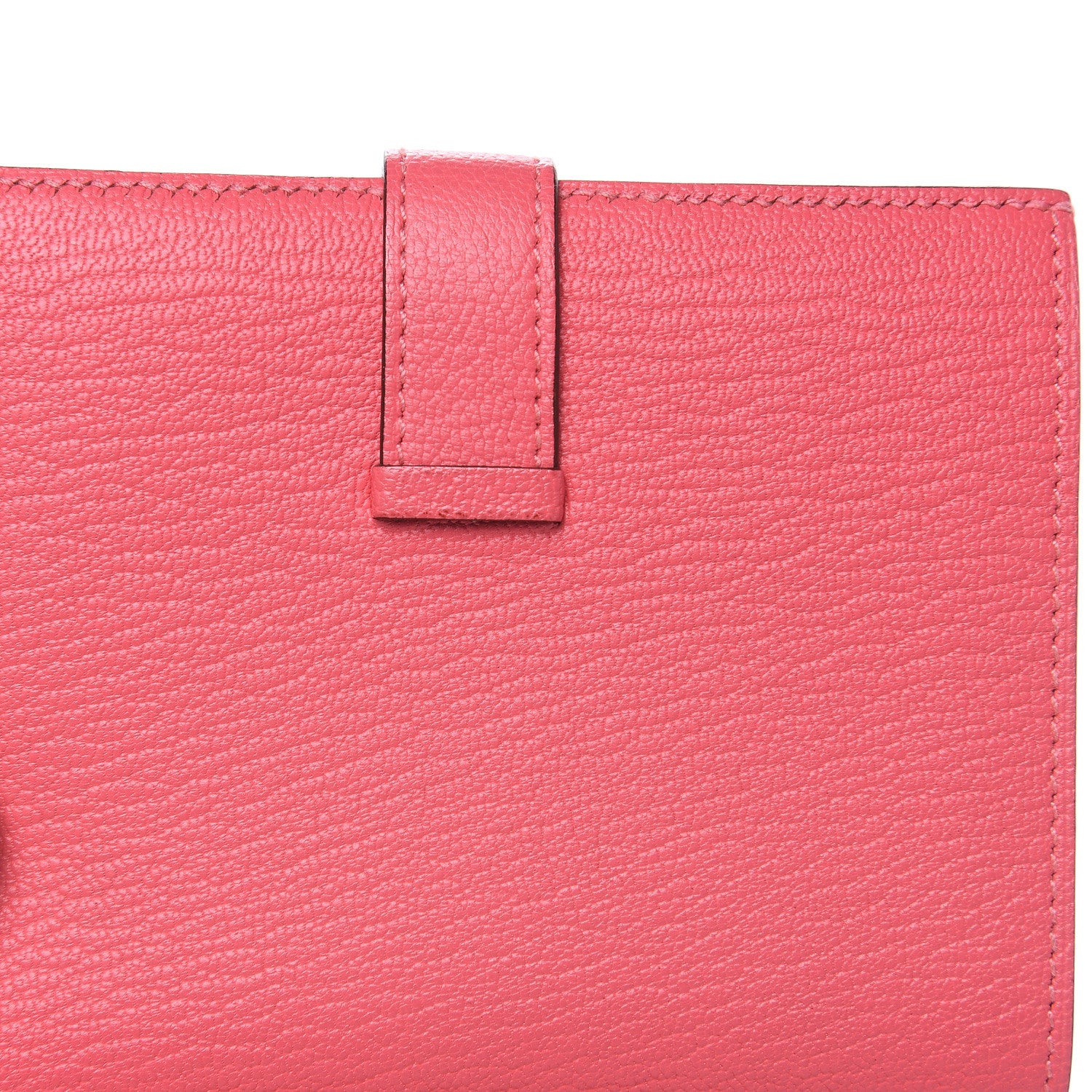 Hermes Chevre Mysore Bearn Compact Wallet Rose Lipstick 9 of 11
