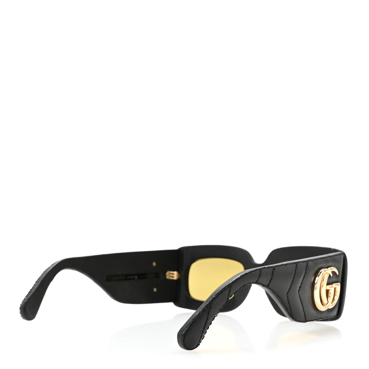 Gucci Calfskin Frame GG Marmont Logo Sunglasses GG0816S Black 4 of 8
