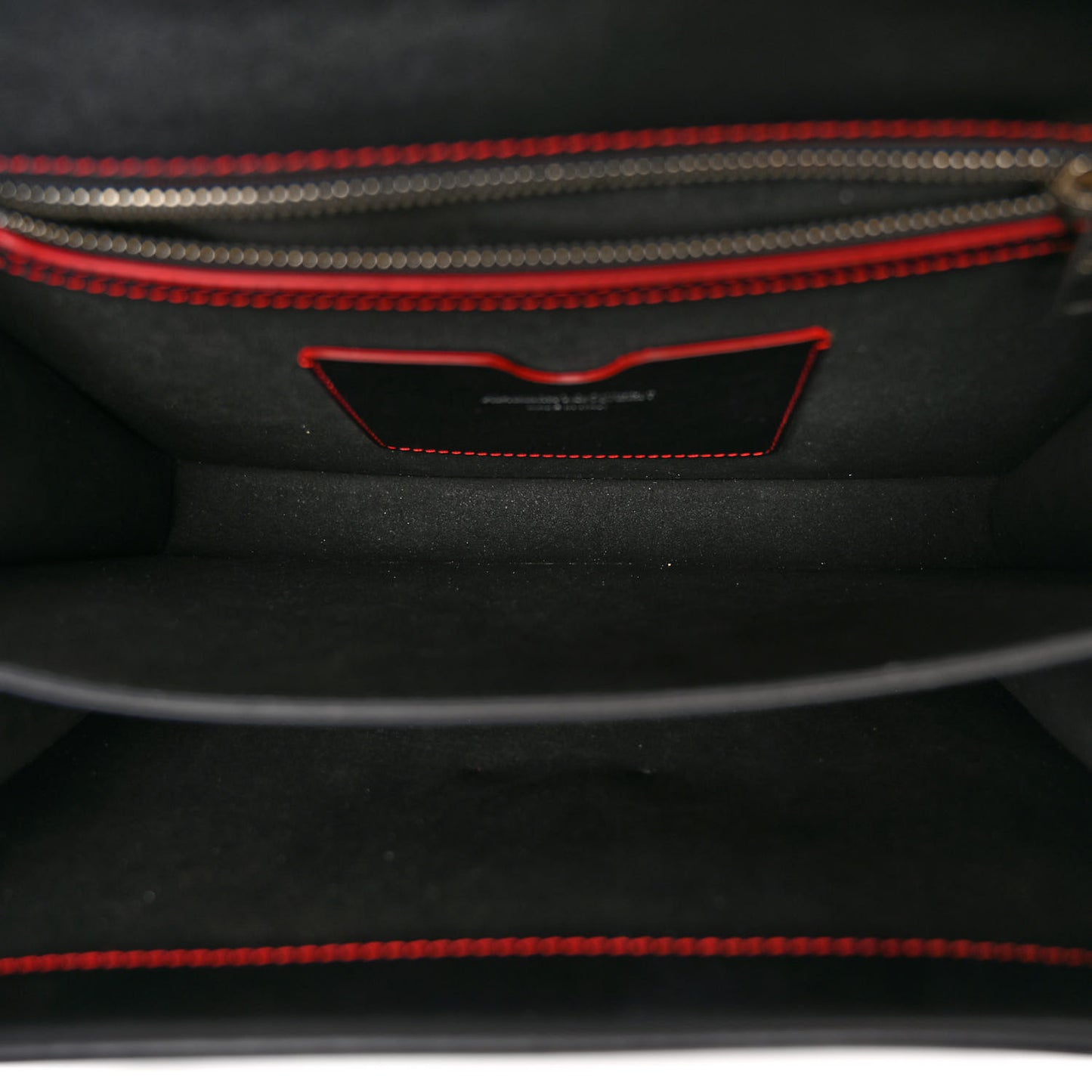 Calfskin Crystal Pin Envelope Satchel Black
