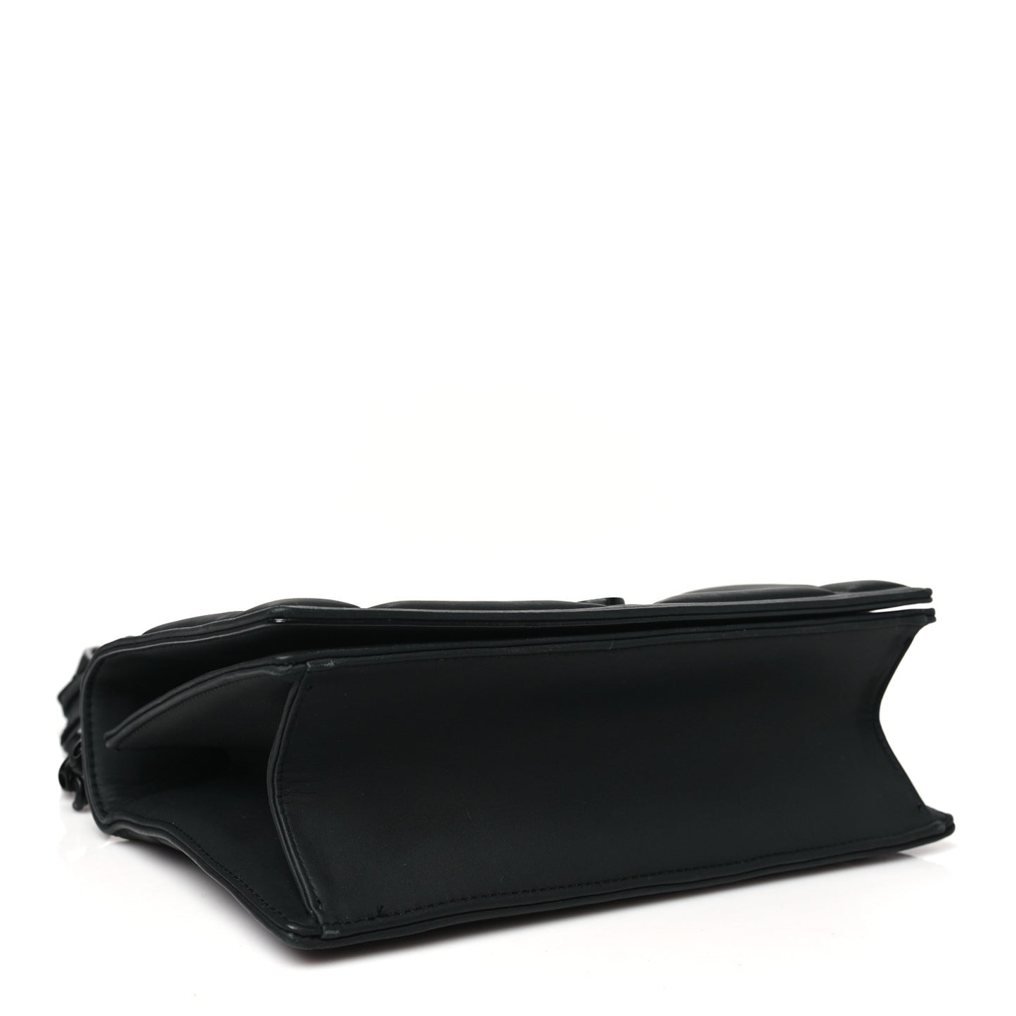 Ultra Matte Calfskin Studded Medium Diorama Flap Bag Black