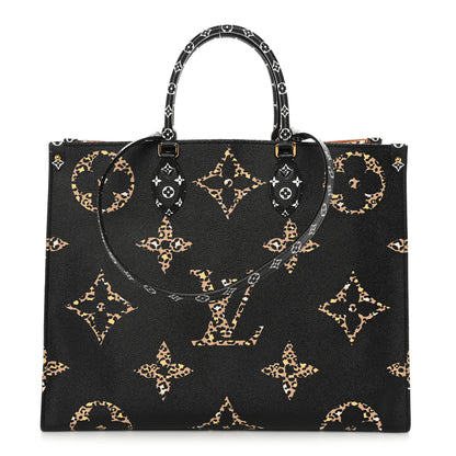 Louis Vuitton Monogram Giant Jungle Onthego GM Black 1 of 9