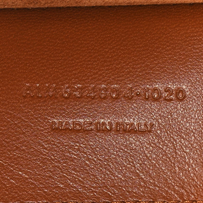 Saint Laurent Calfskin Medium Suzanne Hobo Brick 9 of 12